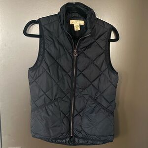 L.O.G.G. Quilted Puffer Vest Black Women’s M Lightweight Zip Vest